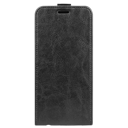 For Realme C67 4G R64 Texture Single Vertical Flip Leather Phone Case(Black) - C67 Cases by buy2fix | Online Shopping UK | buy2fix