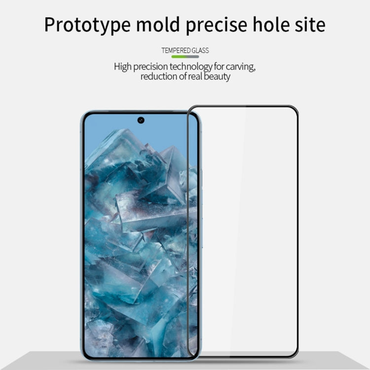 For Google Pixel 9 PINWUYO 9H 3D Full Screen Explosion-proof Tempered Glass Film(Black) - Google Tempered Glass by PINWUYO | Online Shopping UK | buy2fix