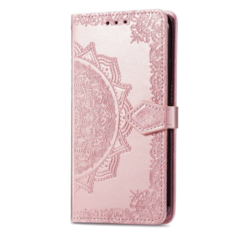 For Blackview A96 Mandala Flower Embossed Leather Phone Case(Rose Gold) - More Brand by buy2fix | Online Shopping UK | buy2fix