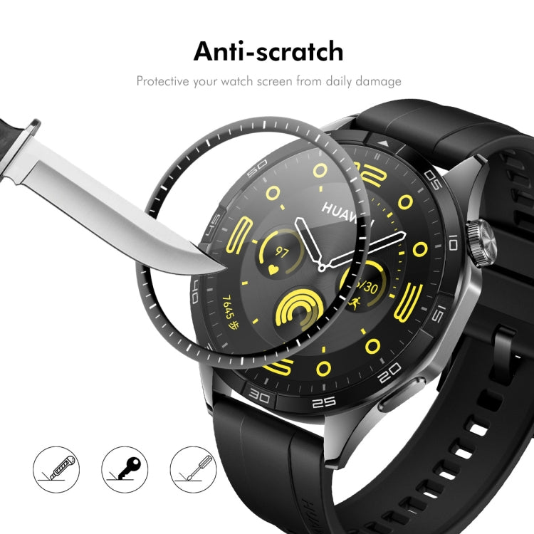 For Huawei Watch GT 5 46mm 10pcs ENKAY 3D Full Coverage Soft PC Edge PMMA HD Screen Film - Screen Protector by ENKAY | Online Shopping UK | buy2fix