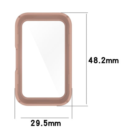 For Keep B4 Lite PC + 9H Tempered Film Integrated Watch Protective Case(Pink) - Watch Case by buy2fix | Online Shopping UK | buy2fix