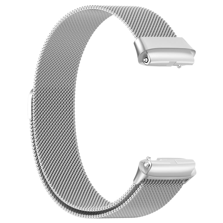 For Redmi Watch 3 Active Milan Magnetic Steel Mesh Watch Band(Silver) - Watch Bands by buy2fix | Online Shopping UK | buy2fix