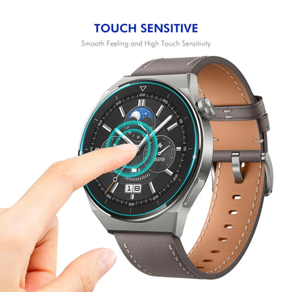 For Huawei Watch GT 5 46mm 2pcs ENKAY Hat-Prince 0.2mm 9H Tempered Glass Screen Protector Watch Film - Screen Protector by ENKAY | Online Shopping UK | buy2fix