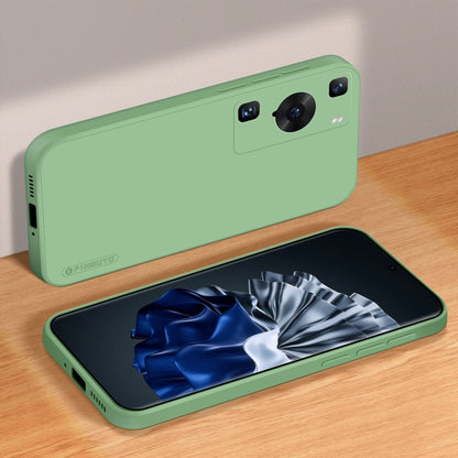 For Huawei P60 / P60 Pro PINWUYO Sense Series Liquid Silicone TPU Phone Case(Green) - Huawei Cases by PINWUYO | Online Shopping UK | buy2fix