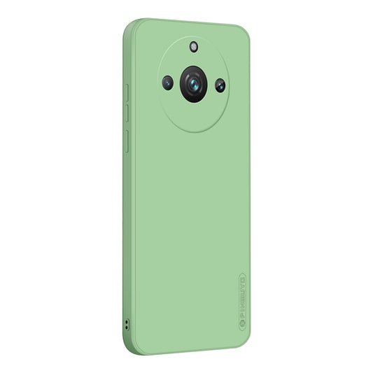 For Realme 11 4G PINWUYO Sense Series Liquid Silicone TPU Phone Case(Green) - Realme Cases by PINWUYO | Online Shopping UK | buy2fix