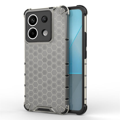 For Xiaomi Poco X6 Shockproof Honeycomb Phone Case(Black) - Xiaomi Cases by buy2fix | Online Shopping UK | buy2fix