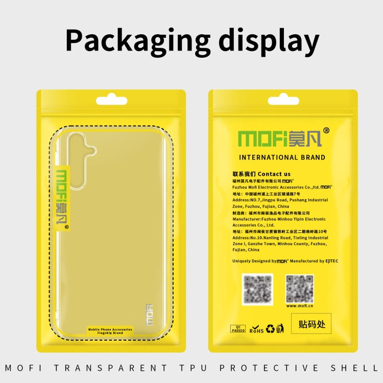 For Samsung Galaxy A35 MOFI Ming Series Ultra-thin TPU Phone Case(Transparent) - Galaxy Phone Cases by MOFI | Online Shopping UK | buy2fix