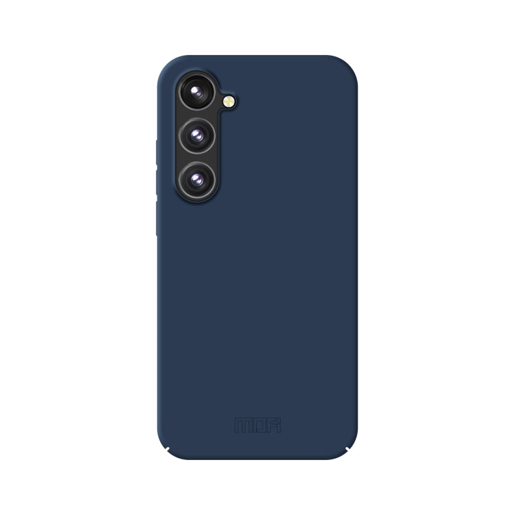 For Samsung Galaxy S23 FE 5G MOFI Qin Series Skin Feel All-inclusive PC Phone Case(Blue) - Galaxy Phone Cases by MOFI | Online Shopping UK | buy2fix