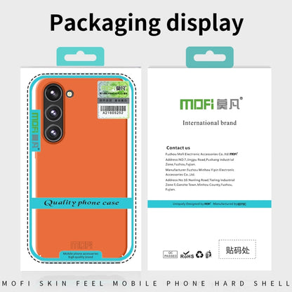 For Samsung Galaxy S23 FE 5G MOFI Qin Series Skin Feel All-inclusive PC Phone Case(Green) - Galaxy Phone Cases by MOFI | Online Shopping UK | buy2fix