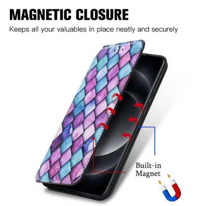 For Xiaomi Redmi A3 CaseNeo Colorful Magnetic Leather Phone Case(Emeralds) - Xiaomi Cases by buy2fix | Online Shopping UK | buy2fix