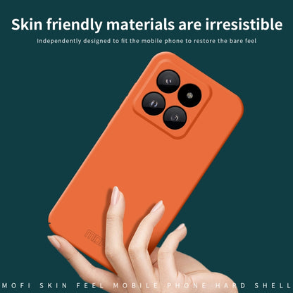 For Xiaomi 14 Pro MOFI Qin Series Skin Feel All-inclusive PC Phone Case(Beige) - 14 Pro Cases by MOFI | Online Shopping UK | buy2fix