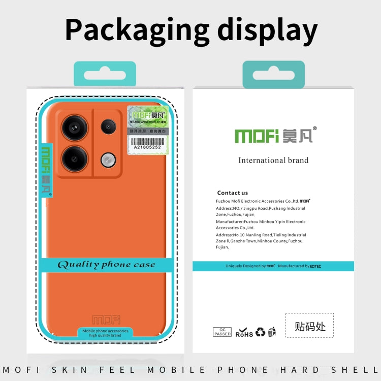 For Xiaomi Redmi Note 13 Pro+ MOFI Qin Series Skin Feel All-inclusive PC Phone Case(Green) - Note 13 Pro+ Cases by MOFI | Online Shopping UK | buy2fix