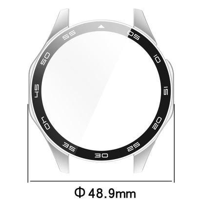 For Huawei Watch GT 4 46mm PC + Tempered Glass Integrated Watch Protective Case with Graduated Dial(Transparent) - Watch Cases by buy2fix | Online Shopping UK | buy2fix