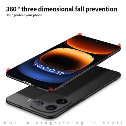 For vivo iQOO 12 Pro MOFI Fandun Series Frosted PC Ultra-thin All-inclusive Phone Case(Red) - iQOO 12 Pro Cases by MOFI | Online Shopping UK | buy2fix