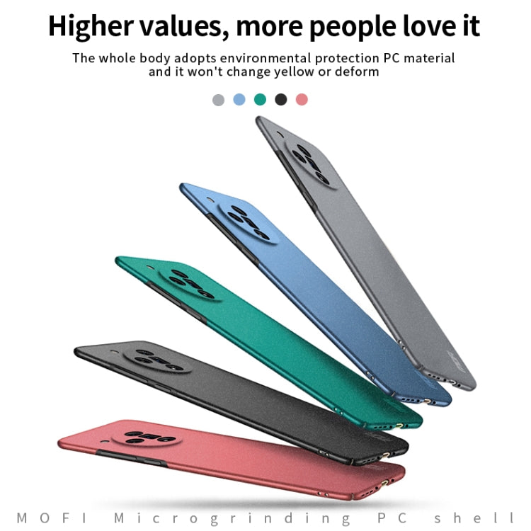 For OPPO Find X7 Ultra MOFI Fandun Series Frosted PC Ultra-thin All-inclusive Phone Case(Green) - Find X7 Ultra Cases by MOFI | Online Shopping UK | buy2fix