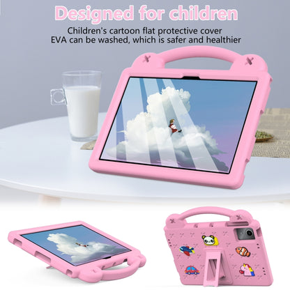 For Lenovo Tab M11 / Xiaoxin Pad 2024 Handle Kickstand Children EVA Shockproof Tablet Case(Pink) - Lenovo by buy2fix | Online Shopping UK | buy2fix