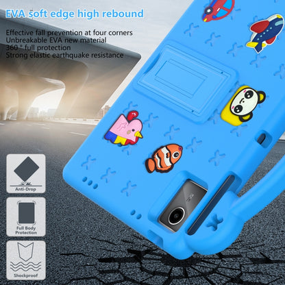 For DOOGEE T30 Pro 11 2023 Handle Kickstand Children EVA Shockproof Tablet Case(Sky Blue) - Others by buy2fix | Online Shopping UK | buy2fix