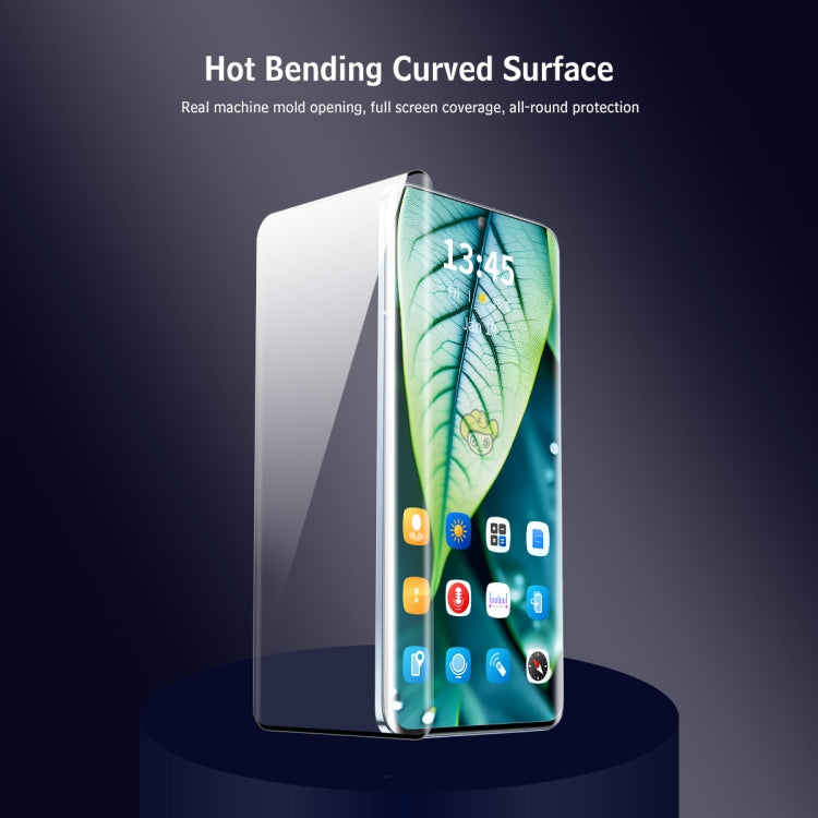 For vivo X100 / X100 Pro ENKAY Easy Install Hot Bending Full Coverage Side Glue Tempered Glass Film - X100 Pro Tempered Glass by ENKAY | Online Shopping UK | buy2fix