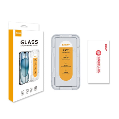 For OPPO Reno10 /11 /11 Pro ENKAY Easy Install Hot Bending Full Coverage Side Glue Tempered Glass Film - Reno11 Tempered Glass by ENKAY | Online Shopping UK | buy2fix