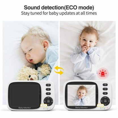 MC632A 2 Way Voice Talk Temperature Monitoring Baby Camera 3.2 inch Screen Baby Monitor(EU Plug) - Baby Monitor by buy2fix | Online Shopping UK | buy2fix