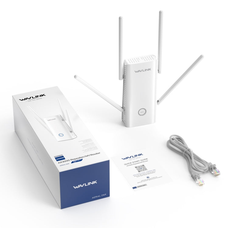 Wavlink WN583AX3 AX3000 Dual Band WiFi Repeater/AP/Router/Mesh Mode WiFi Extender, Plug:US Plug - Wireless Routers by WAVLINK | Online Shopping UK | buy2fix