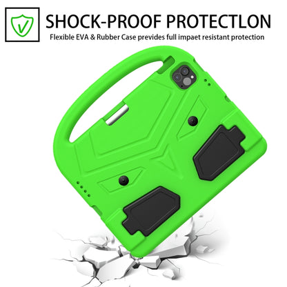 For iPad Air 11 2024 Sparrow Style Shockproof Kickstand EVA Tablet Case(Green) - iPad Air 11 2024 Cases by buy2fix | Online Shopping UK | buy2fix