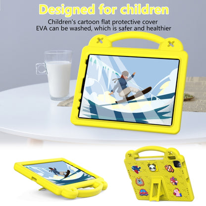 For  iPad Pro 11 2024 Handle Kickstand Children EVA Shockproof Tablet Case(Yellow) - iPad Pro 11 2024 Cases by buy2fix | Online Shopping UK | buy2fix