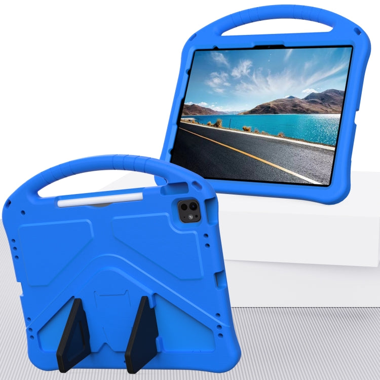 For iPad Air 13 2024 EVA Shockproof Tablet Case with Holder(Blue) - iPad Air 13 2024 Cases by buy2fix | Online Shopping UK | buy2fix