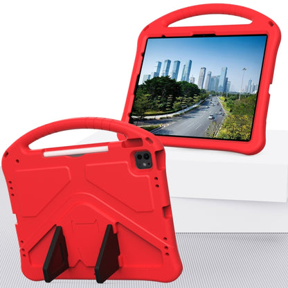 For iPad Air 13 2024 EVA Shockproof Tablet Case with Holder(Red) - iPad Air 13 2024 Cases by buy2fix | Online Shopping UK | buy2fix