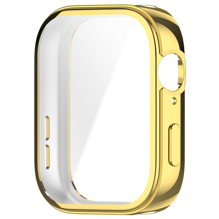 For Huawei Watch Fit 3 Full Coverage TPU Electroplated Watch Protective Case(Gold) - Watch Cases by buy2fix | Online Shopping UK | buy2fix