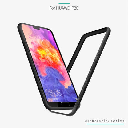 PINWUYO Shockproof Waterproof Full Coverage PC + TPU + Skin Protective Case for Huawei P20(Black) - ASUS Cases by PINWUYO | Online Shopping UK | buy2fix