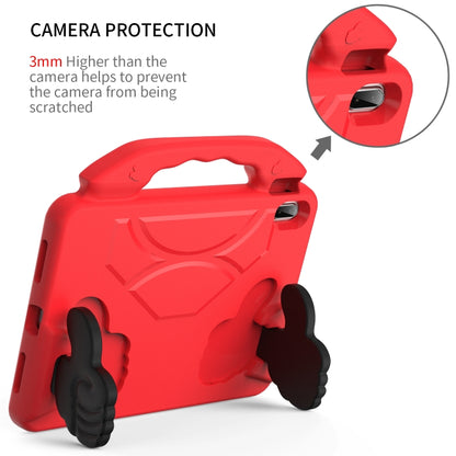 For iPad Air 11 2024 Children EVA Shockproof Tablet Case with Thumb Bracket(Red) - iPad Air 11 2024 Cases by buy2fix | Online Shopping UK | buy2fix