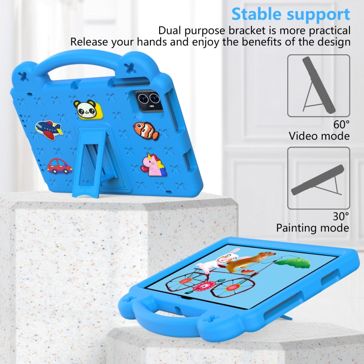 For Blackview Tab 80 10.1 2023 Handle Kickstand Children EVA Shockproof Tablet Case(Sky Blue) - Others by buy2fix | Online Shopping UK | buy2fix