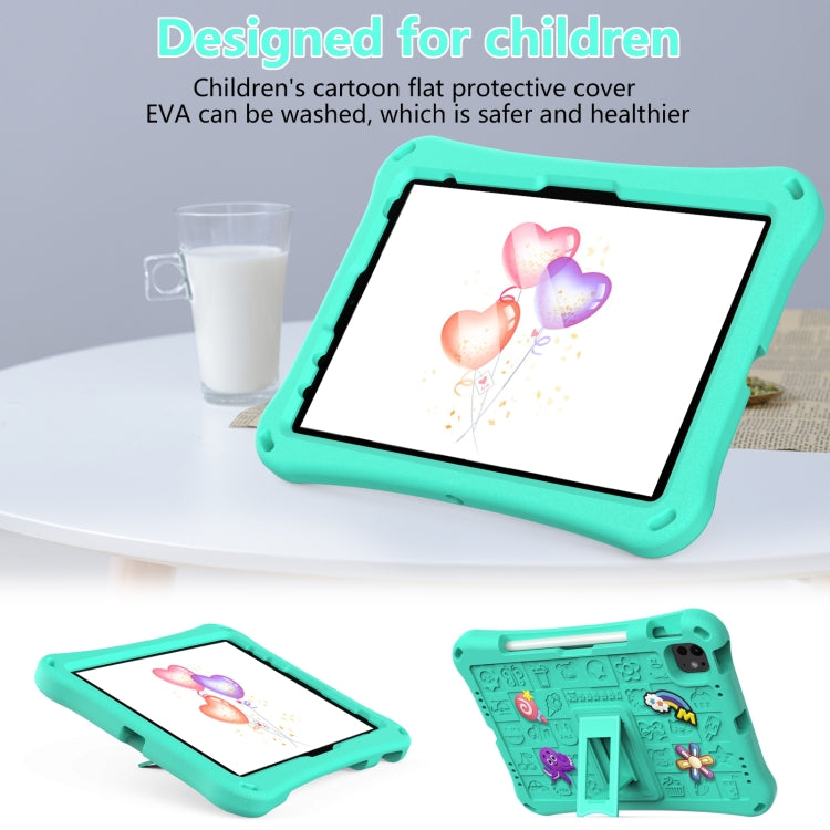 For iPad Air 11 2024 Hi Baby EVA Full Body Tablet Case with Strap(Mint Green) - iPad Air 11 2024 Cases by buy2fix | Online Shopping UK | buy2fix