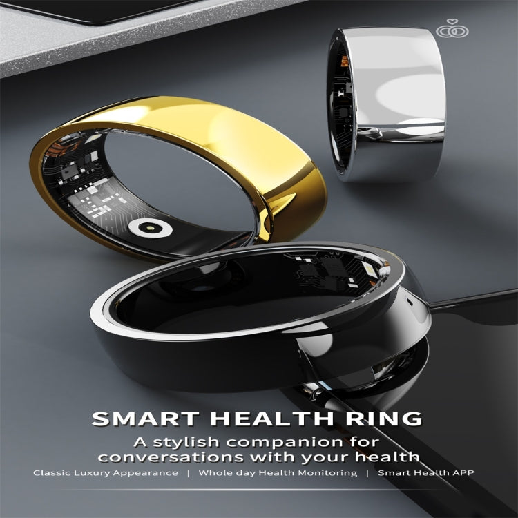 R09M SIZE 18 Smart Ring, Support Health Monitoring / Care For Families(Silver) - Smart Rings / Smart Telephones by buy2fix | Online Shopping UK | buy2fix