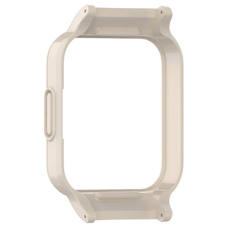 For Redmi Watch 3 Half Pack PC Watch Protective Case(Creamy White) - Watch Cases by buy2fix | Online Shopping UK | buy2fix