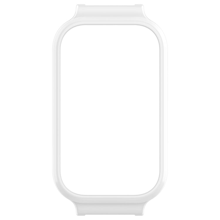 For Xiaomi Smart Band 8 Active Half Pack PC Watch Protective Case(White) - Watch Cases by buy2fix | Online Shopping UK | buy2fix