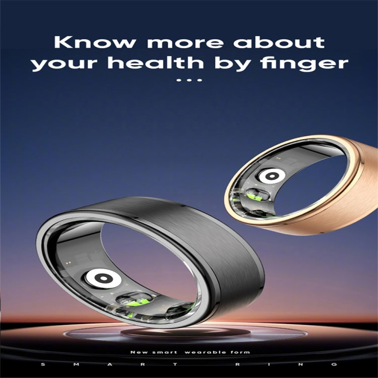 R03 SIZE 8 Smart Ring, Support Heart Rate / Blood Oxygen / Sleep / Multiple Sports Modes(Gold) - Smart Rings / Smart Telephones by buy2fix | Online Shopping UK | buy2fix