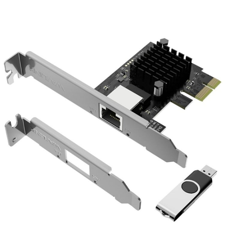 WAVLINK NWP003 5Gbps RTL8126 Chip RJ45 Ethernet Adapter Pcie Network Card - USB Network Adapter by WAVLINK | Online Shopping UK | buy2fix