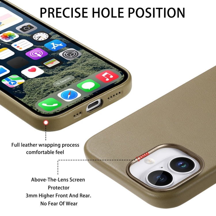 For iPhone 16 Plus Electroplated Metal Button Shockproof Phone Case(Green) - iPhone 16 Plus Cases by buy2fix | Online Shopping UK | buy2fix