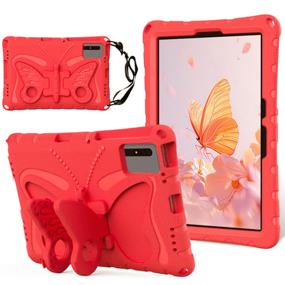 For Huawei MatePad SE 11 2024 Butterfly Bracket EVA Shockproof Tablet Case(Red) - Huawei by buy2fix | Online Shopping UK | buy2fix