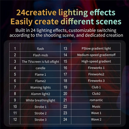 C60R 60W RGB Stage Lamp Professional Video Photography COB Fill Light, Plug:UK Plug - Selfie Light by buy2fix | Online Shopping UK | buy2fix