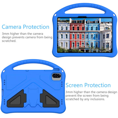 For Infinix XPad 11 inch 2024 EVA Shockproof Tablet Case with Holder(Blue) - Others by buy2fix | Online Shopping UK | buy2fix