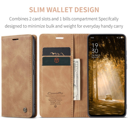 For OPPO Reno12 F /12 FS 5G CaseMe 013 Multifunctional Horizontal Flip Leather Phone Case(Brown) - Reno12 F Cases by CaseMe | Online Shopping UK | buy2fix