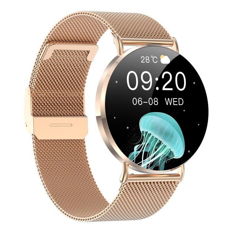 KM88 1.32 inch Color Screen Smart Watch, Support Bluetooth Call / Health Monitoring(Gold) - Smart Watches by buy2fix | Online Shopping UK | buy2fix