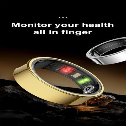 R09 SIZE 10 Smart Ring, Support Heart Rate / Blood Oxygen / Sleep Monitoring / Multiple Sports Modes(Gold) - Smart Rings / Smart Telephones by buy2fix | Online Shopping UK | buy2fix