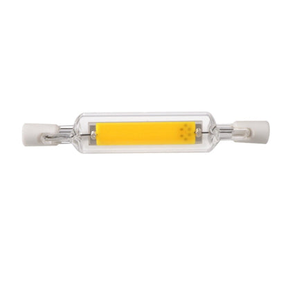 R7S 5W COB LED Lamp Bulb Glass Tube for Replace Halogen Light Spot Light,Lamp Length: 78mm, AC:220v(Warm White) - LED Blubs & Tubes by buy2fix | Online Shopping UK | buy2fix