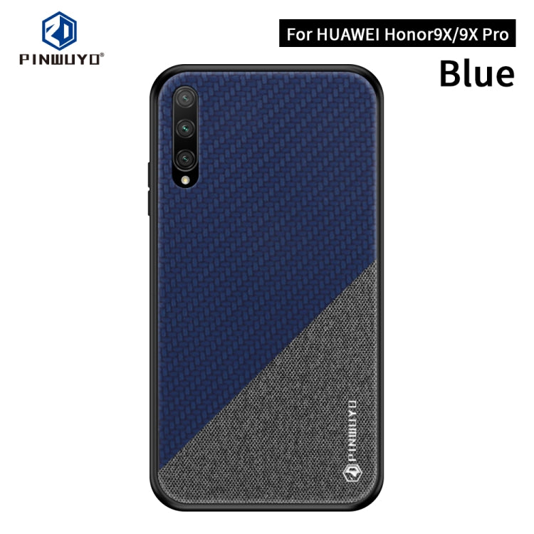 PINWUYO Honors Series Shockproof PC + TPU Protective Case for Huawei Honor 9X / Honor 9X Pro(Blue) - Honor Cases by PINWUYO | Online Shopping UK | buy2fix