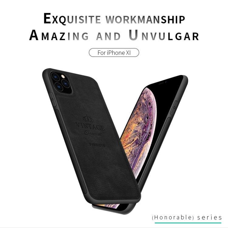 For iPhone 11 Pro PINWUYO Shockproof Waterproof Full Coverage PC + TPU + Skin Protective Case (Gray) - iPhone 11 Pro Cases by PINWUYO | Online Shopping UK | buy2fix