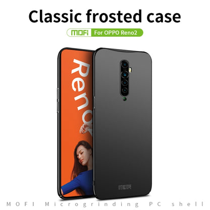 For OPPO Reno2 MOFI Frosted PC Ultra-thin Hard Case(Blue) - OPPO Cases by MOFI | Online Shopping UK | buy2fix